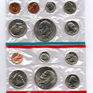 1974 US Mint Uncirculated Coin Set.. 12 Coin Set.. In Original US Mint Packaging